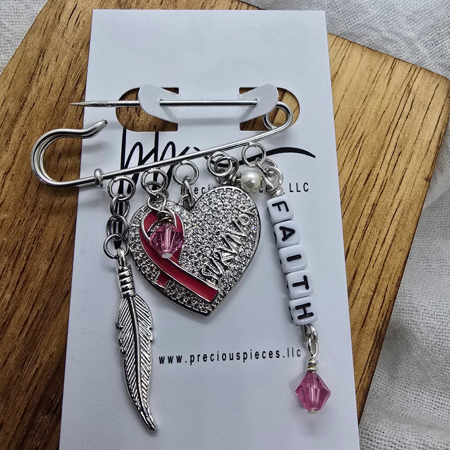 Cancer Survivor Awareness Brooch