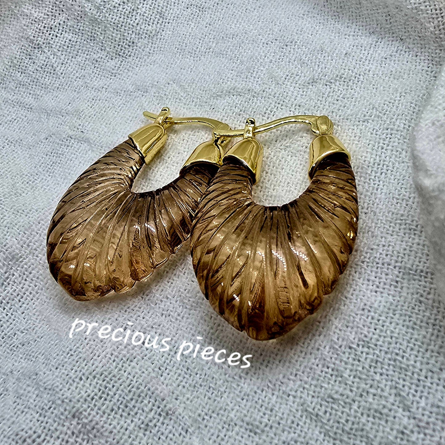 Acrylic Hoop Earrings