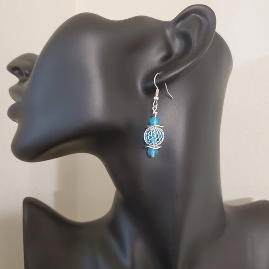 Aqua Net Earrings