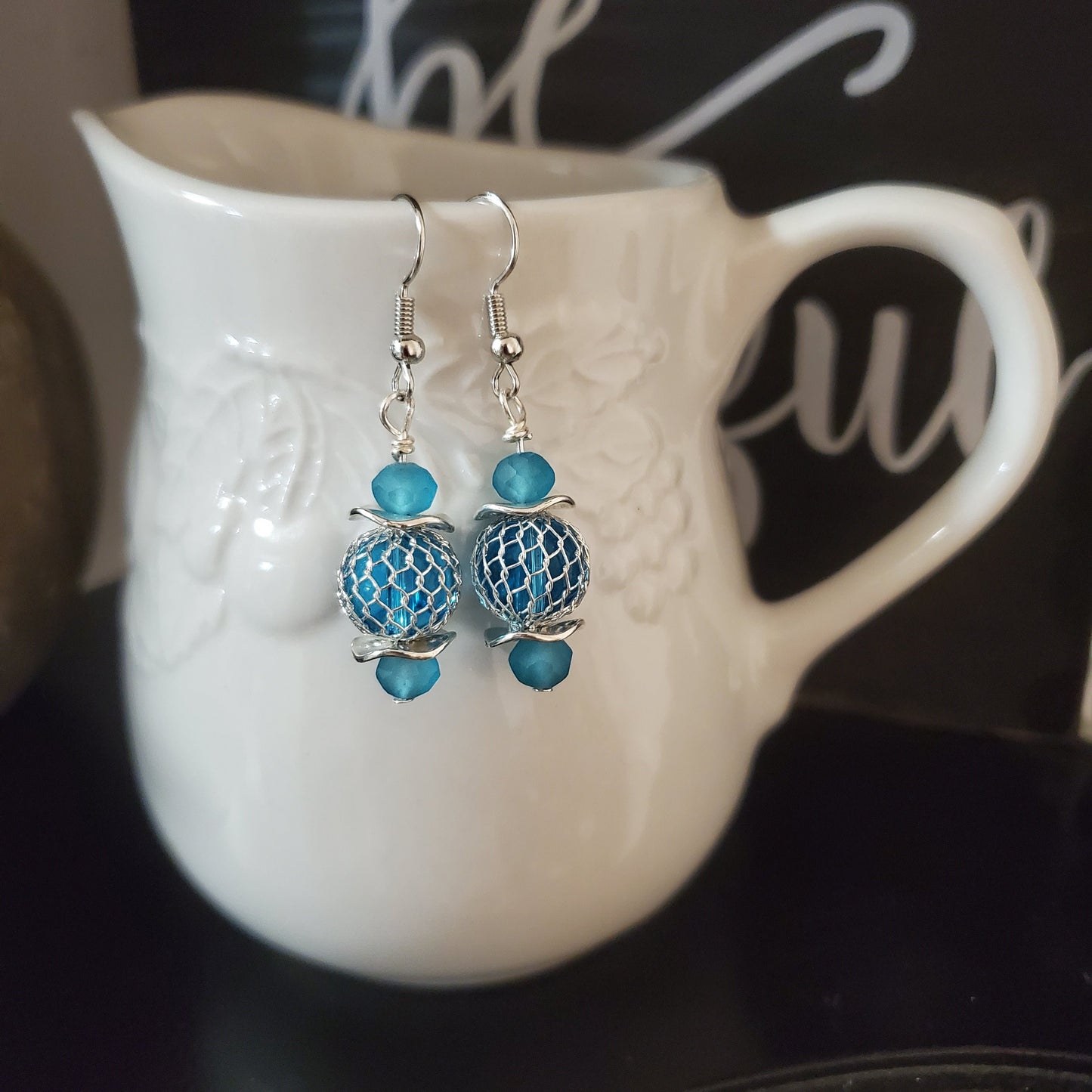 Aqua Net Earrings