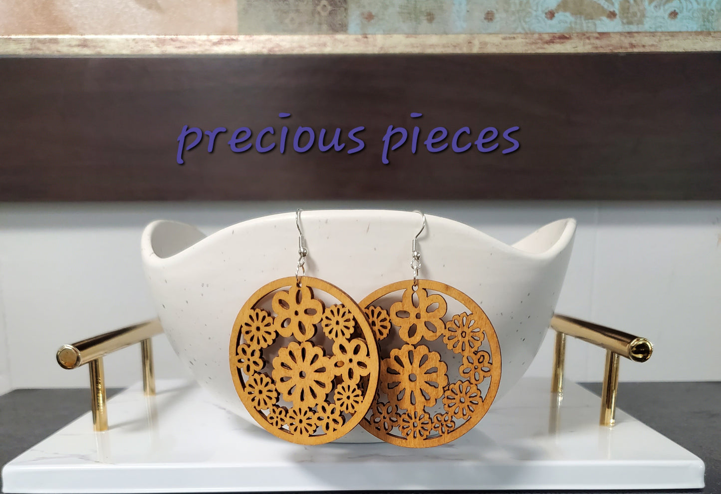 Natural Wood Earrings (Click picture for more options)