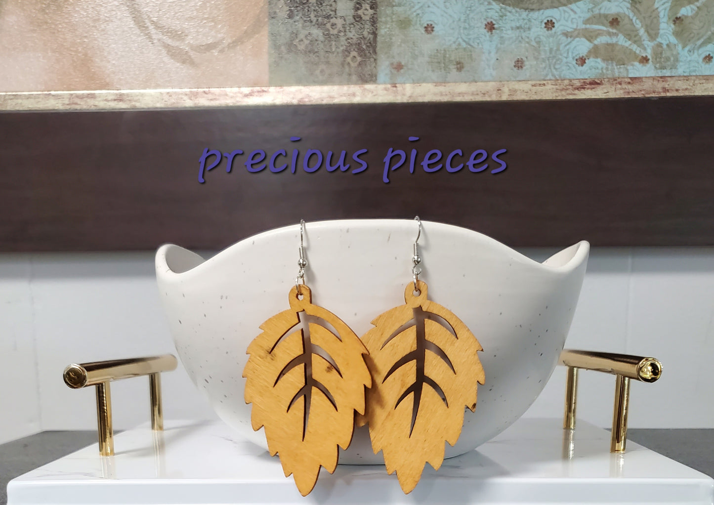 Natural Wood Earrings (Click picture for more options)