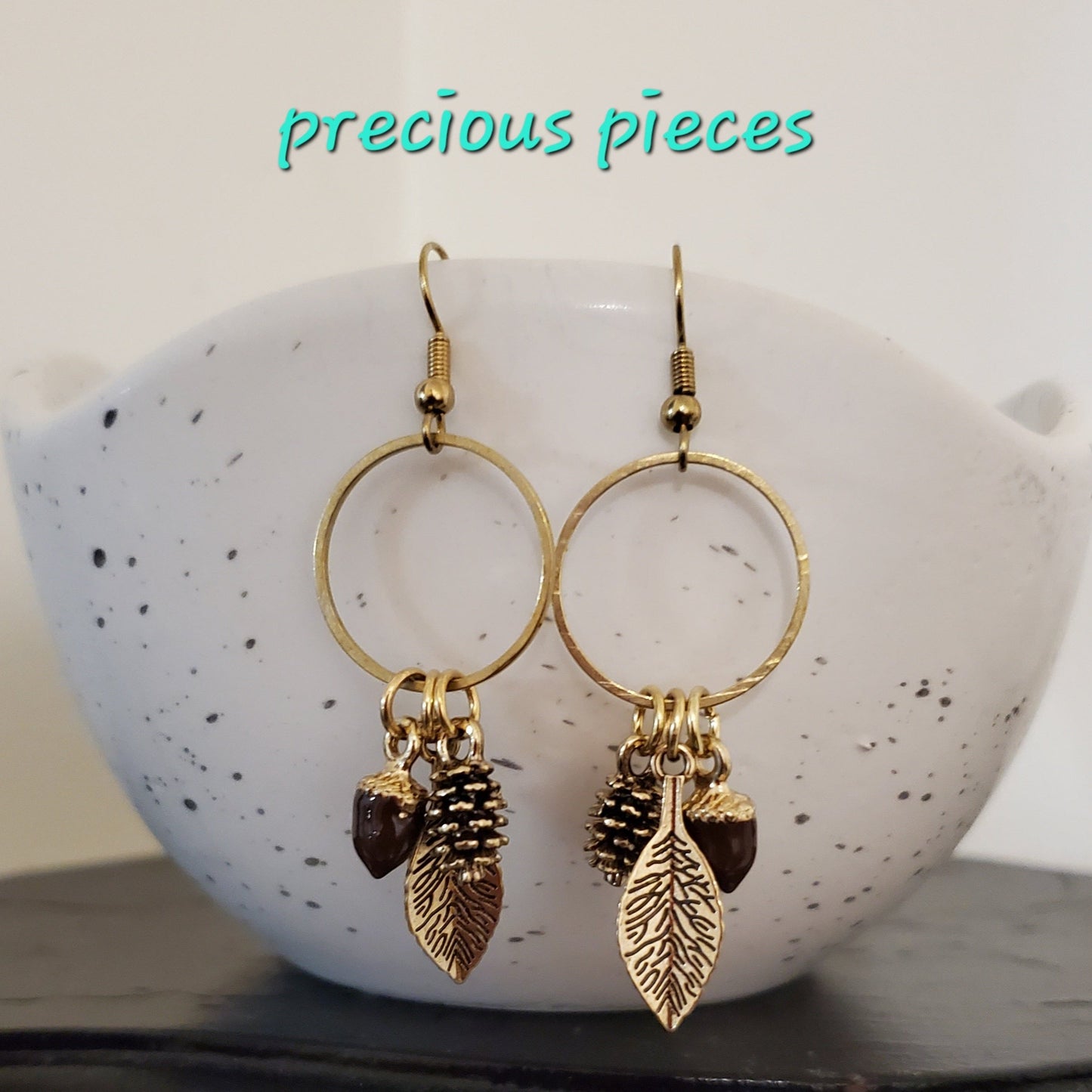 Brass Fall Earrings