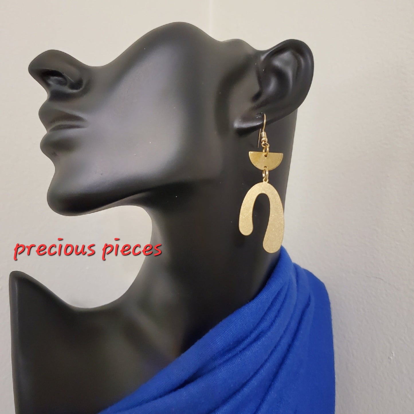 Brass Arch Shaped Earrings