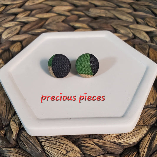 Camouflage Fabric Earrings (click for more options)