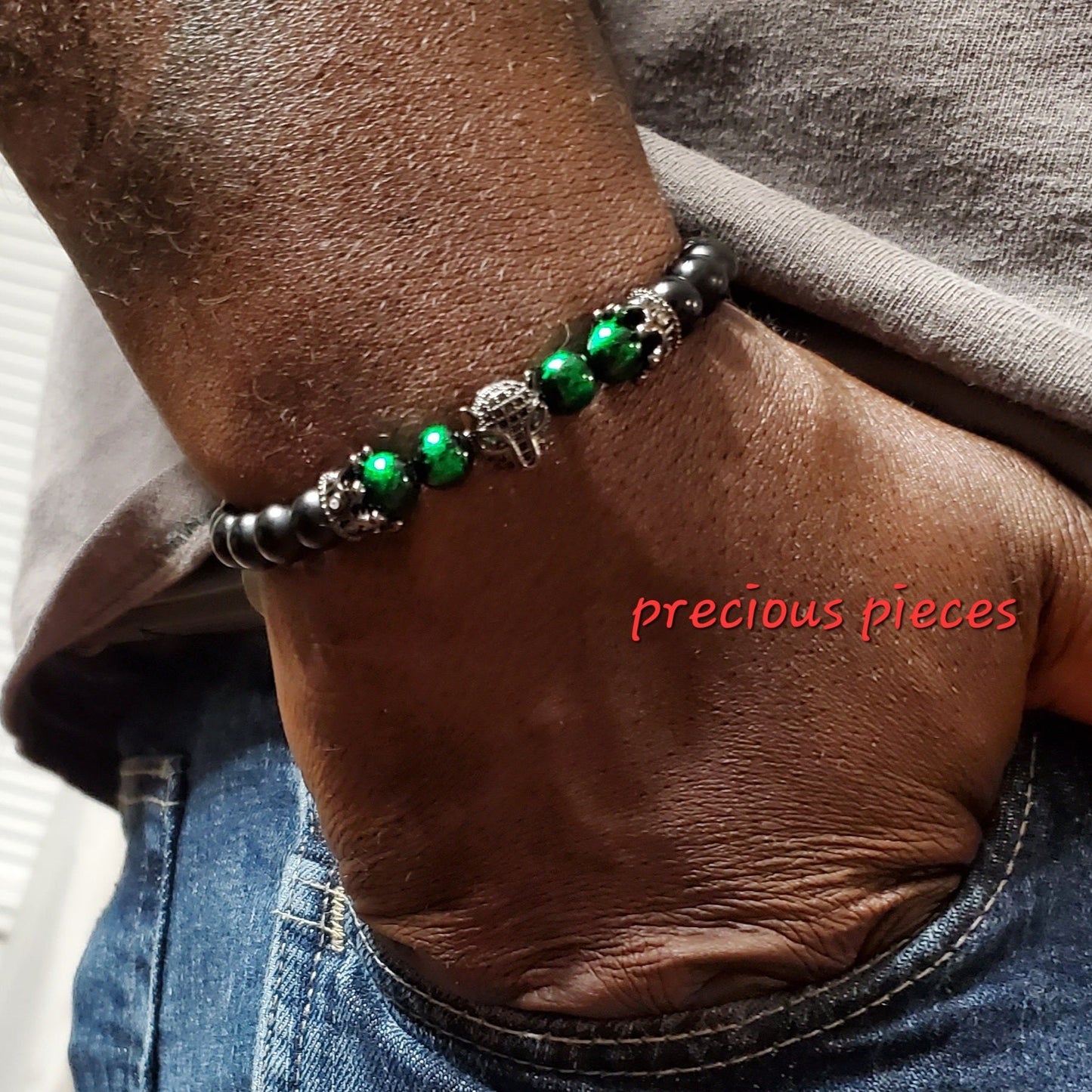 Men's Black Panther Bracelet