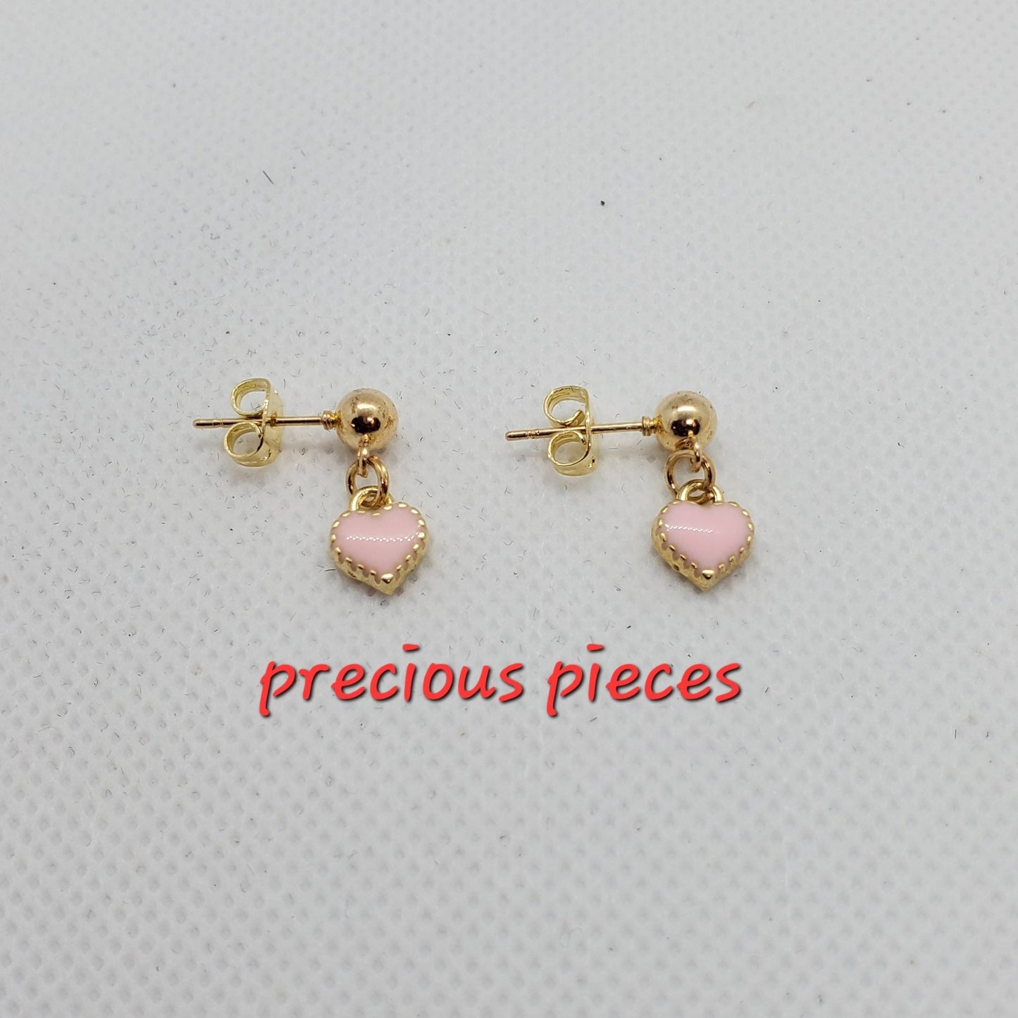 Kid's Tiny Heart Earrings (click for more options)