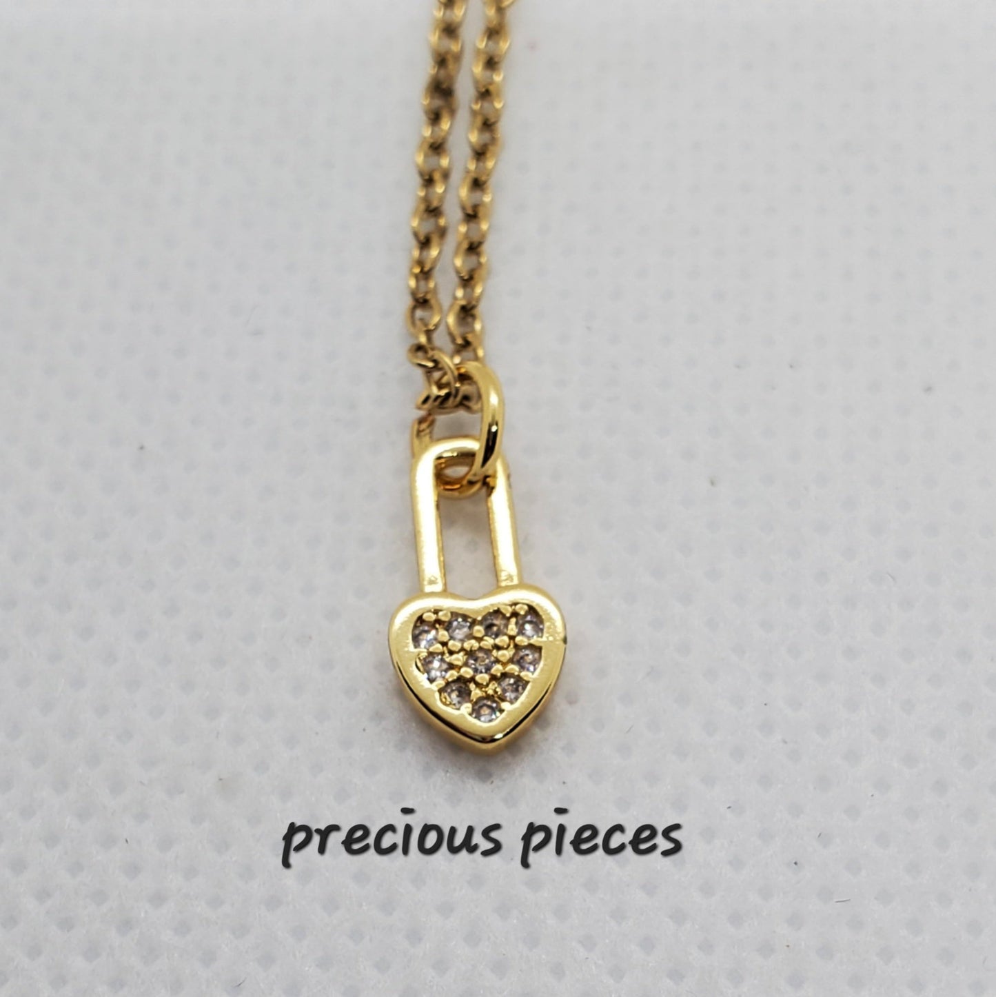 Locked In Love Heart Necklace