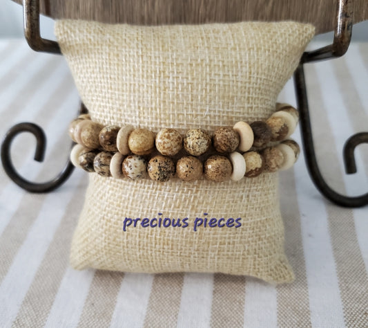 Men's Jasper Beaded Bracelets