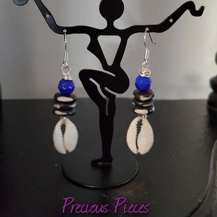 Cowrie Shell Earrings (Click picture for more colors)